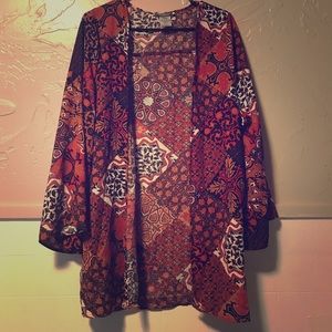 Cute long tasseled kimono!!